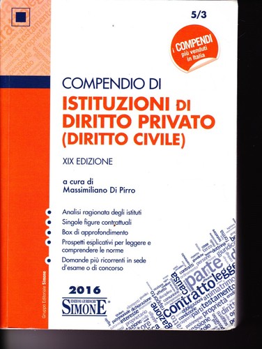 Compendio istituzioni di - istituzioni,