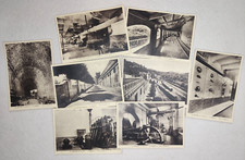 cartolina tufo avellino stazione miniere zolfo di marzo 1941 fg 8 pezzi