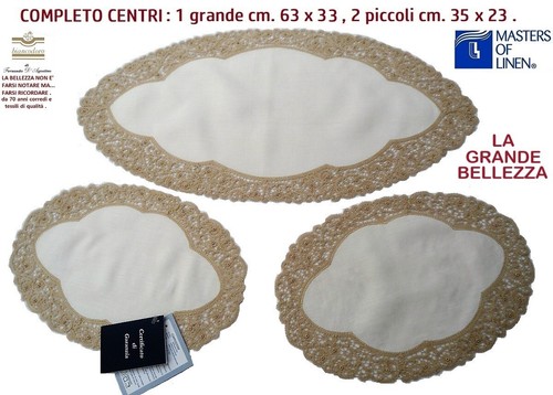 Centri lino pizzo tombolo - , e