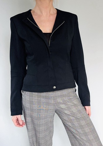 Veste noire cintrée christian - veste,