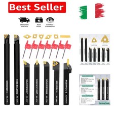 21 Pezzi Utensili Tornio per