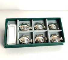 6 SEGNAPOSTO PESCI ARGENTO 990