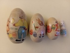 Uovo/matrioska in legno