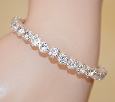 Bracciale donna tennis argento