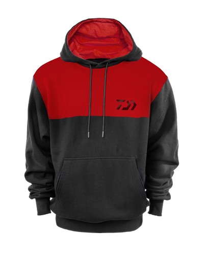 Felpa con cappuccio daiwa - cappuccio, nera