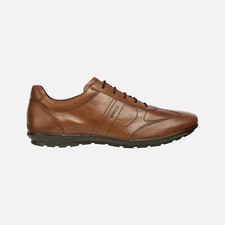 GEOX Scarpe Uomo "SYMBOL B"  Vitello Cognac Lacci  U74A5B00043C6003