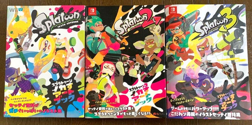 Splatoon ikasu art book - splatoon,