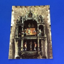 MUNCHEN GLOCKENSPIEL IM RATHAUSTURM - CARTOLINA A COLORI