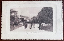 CARTOLINA D' EPOCA-VOGHERA (PV) "GIARDINI PUBBLICI" VIAGGIATA