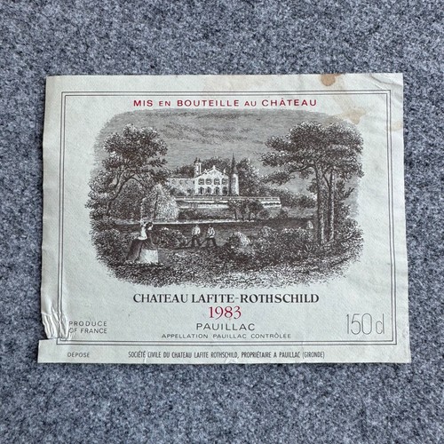Vintage 1983 chateau lafite - vintage,