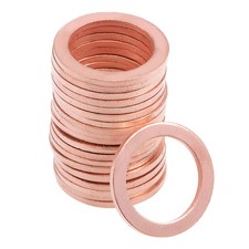 20pz 16mm x 22mm x 1.5mm rame rondella piatta per Vite Bullone