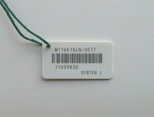 Rolex white hang tag - rolex, bianco