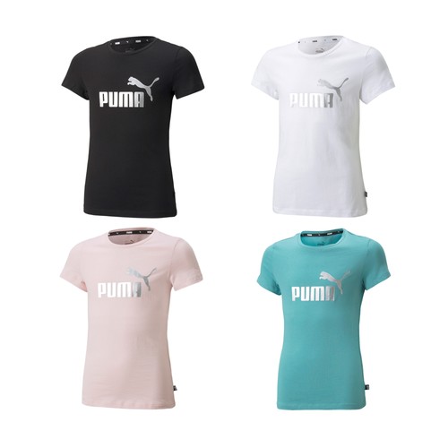 Shirt bambina puma ess logo - ess+,
