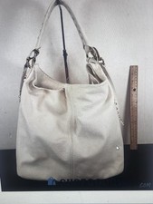 BORSA HOBO IN PELLE BIANCA MADE IN ITALIAN LES SOLIM