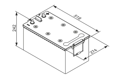 Batteria avviamento per - , ac