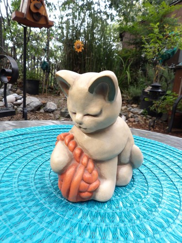 Gatto gioco filato ceramica - filato,