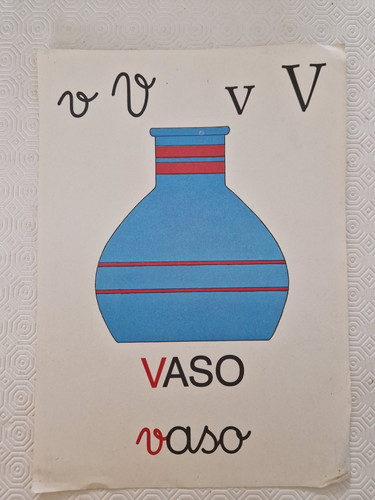Abecedario parete vintage - abecedario,