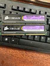 Pair 2x2GB Corsair XMS2 CM2X2048-6400C5 DDR2-800 PC2-6400 CL5 Desktop RAM