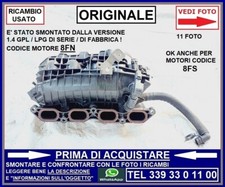 COLLETTORE ASPIRAZIONE CITROEN C3 PICASSO 1.4 BEN OK GPL LPG 8FS 8FN