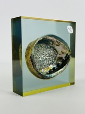 Vintage Scultura Anni ‘70 Lucite Conchiglia Madreperla Svuota Tasche Acrilico