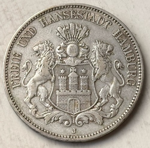 Impero marchi 1876 amburgo - 5,