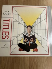MICK KARN - TITLES 12" Vinyl LP Album Record V2249 1982 Virgin Records