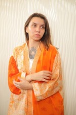 Kimono Duster In Seta Pura