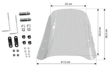 KIT PARABREZZA TRASPARENTE