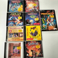 PC CD DVD ROM - LASER GAME - DRAGON'S LAIR - SPACE ACE - KINGDOM - BRAINDEAD 13