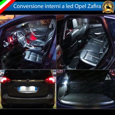 KIT LED INTERNI OPEL ZAFIRA C CONVERSIONE COMPLETA + LUCI TARGA A LED CANBUS