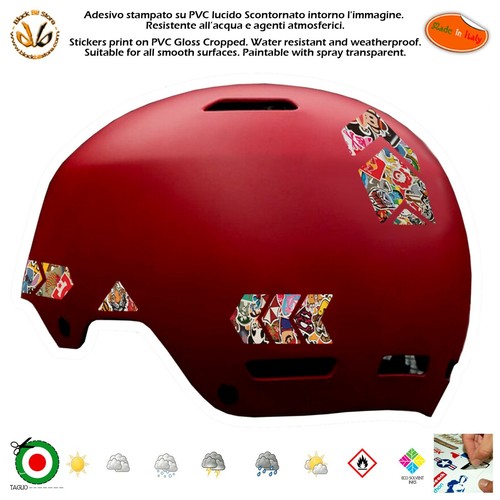 Kit adesivi casco bicicletta