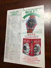 Rolex calendario da parete 24x34 anno 2007