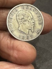 (78) Moneta 1 Lira Stemma 1863