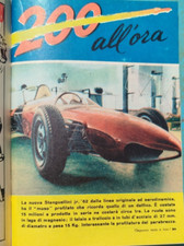 NUOVA STANGUELLINI JR. 62 AUTO MOTORE FIAT 1100 200 ALL'ORA 1961