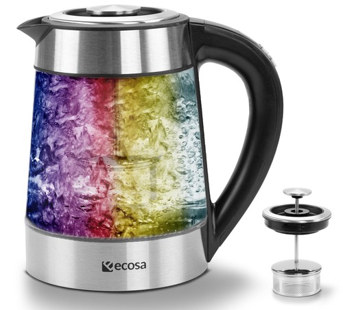 Bollitore vetro inox con - inox,