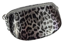 Marsupio vera pelle leopardato