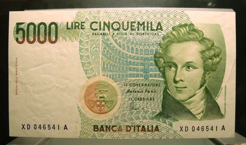 Banconota repubblica italiana - repubblica,