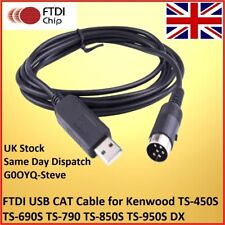 Cavo CAT USB FTDI per Kenwood TS-450S TS-690S TS-790 TS-850S TS-950S DX