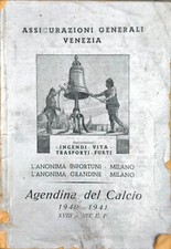AGENDINA DEL CALCIO 1940-1941-BARLASSINA-ed gazzetta dello sport-originale-SZ92