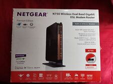 NETGEAR N750 DGND4000 Modem Router DSL Wi-Fi dual band ADSL2 + Gigabit Ethernet 