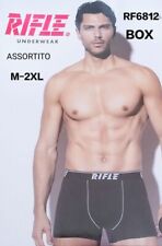 6 BOXER MUTANDE UOMO RIFLE ART. 6812  IN COTONE ELASTICIZZATO ELASTICIZZATO