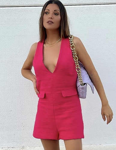 Zara nwt woman ss21 fuchsia - zara,