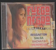 Fuego Negro Compilation Reggaeton Salsa Bachata Merengue CD Nuovo e Sigillato