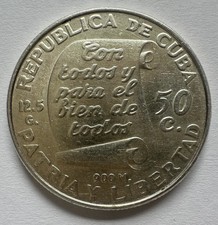 Moneta Argento 50 Centavos