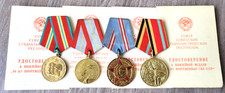 Set 4 medaglie militari russe