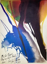 PAUL JENKINS stampa astratta