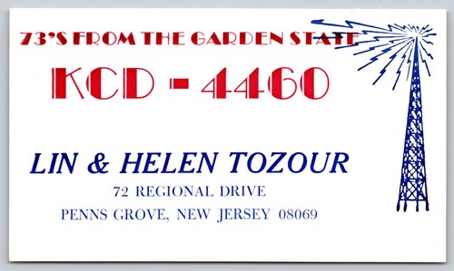 Scheda qsl radio kcd - scheda,