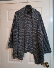 Cardigan Zara bianco e nero in