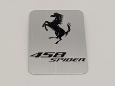 Ferrari 458 Spider Logo Motore