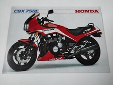 Honda CBX 750 F de 1984 Prospectus Catalogue Brochure Moto